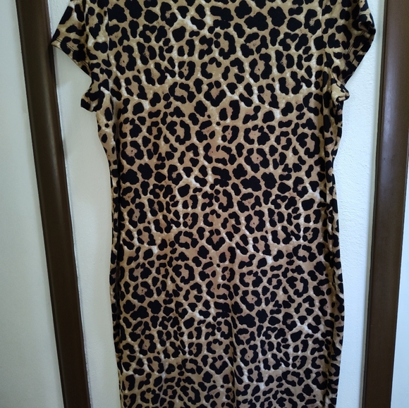 ✨Host Pick✨  Absolutely Love It cheetah-print dress, 2xl - Picture 2 of 9